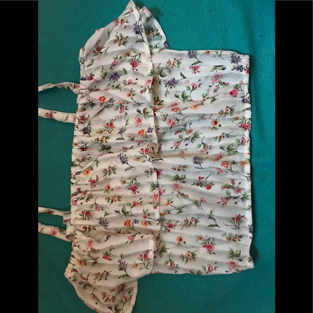 Floral Off the Shoulder tank